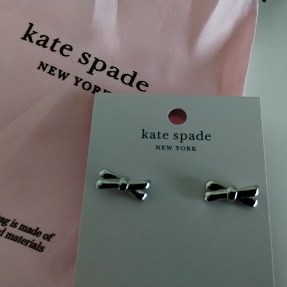 New Kate Spade Bow Earrings - Picture 4 of 6